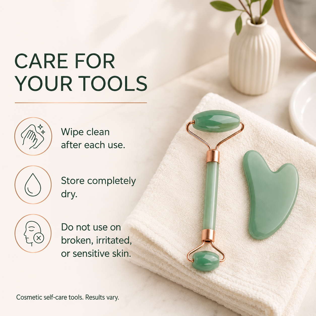 Green Gua Sha Facial Massage Set