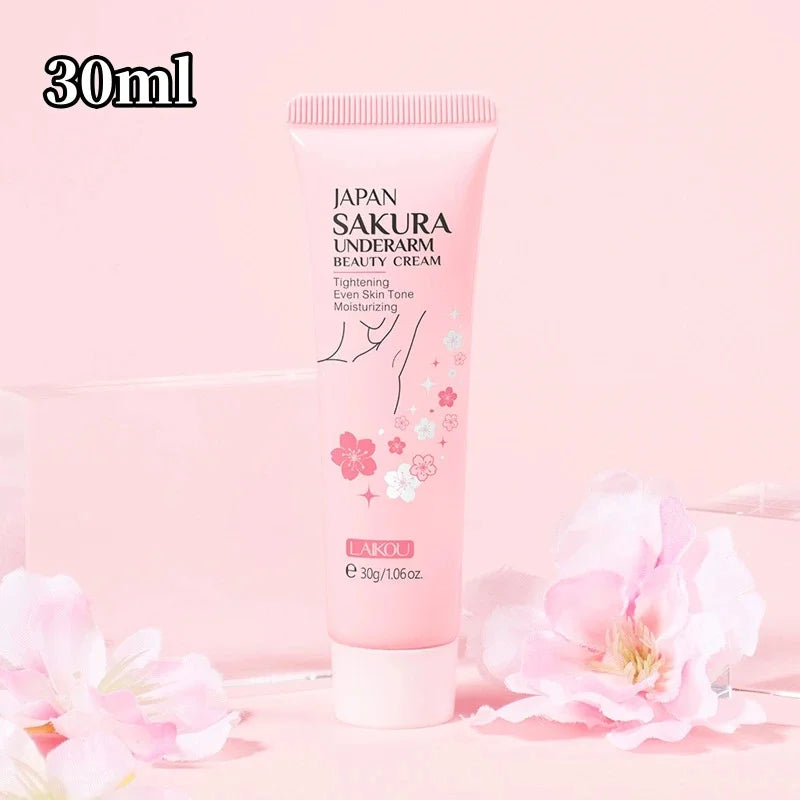 LAIKOU Sakura Underarm & Body Cream | Soft Even-Looking Skin Care 30g