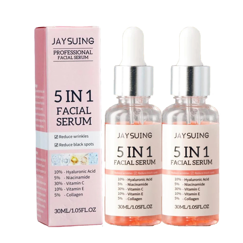 JAYSUING Daily Glow Facial Serum | 5 in 1 Hydrating Care 30ml