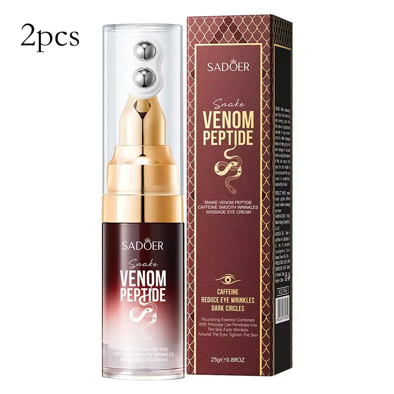 SADOER Peptide & Caffeine Massage Eye Cream | Cooling Under-Eye Care 25gEye Cream