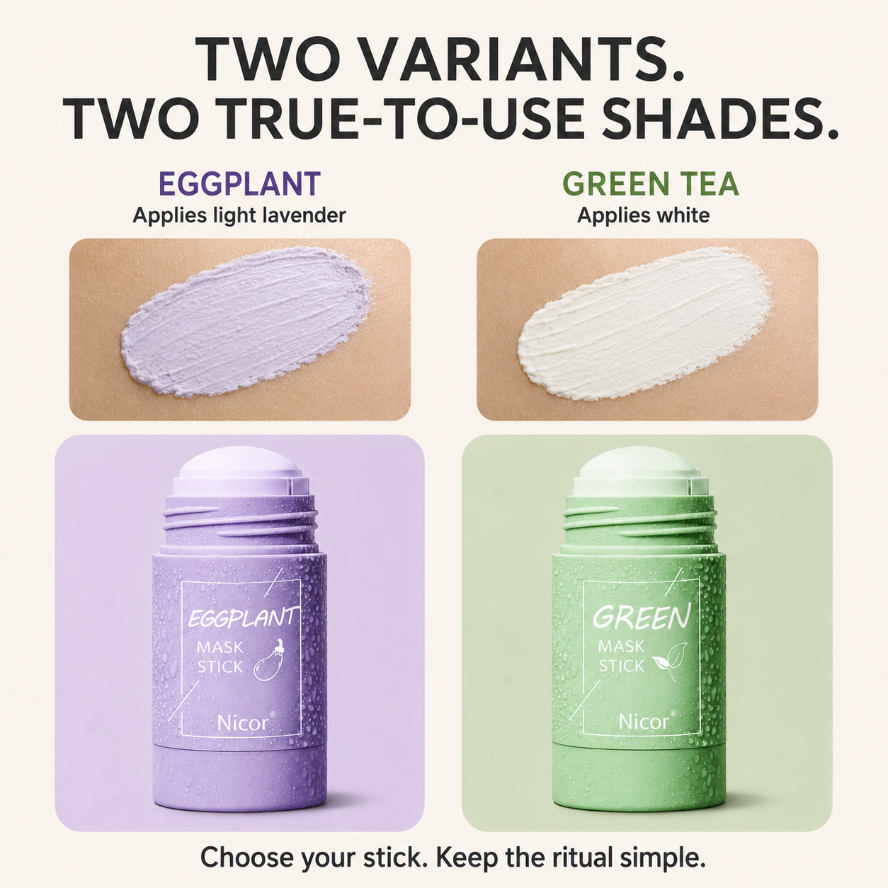 Green Tea Solid Mud Mask Moisturizing Deep