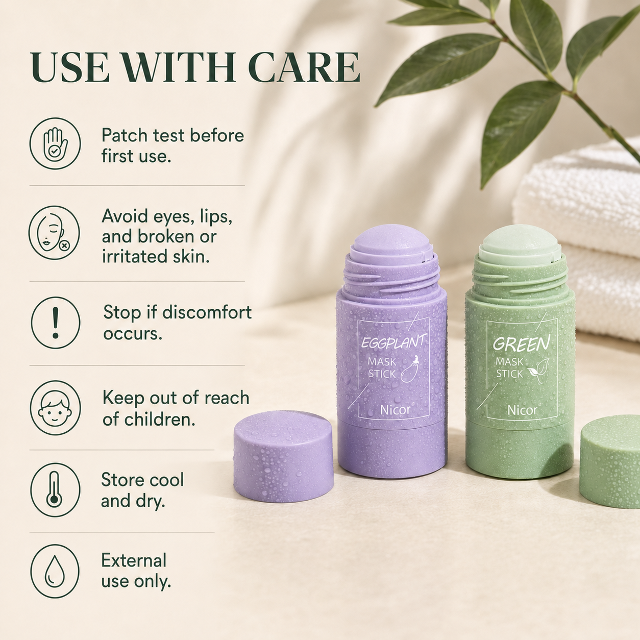 Green Tea Solid Mud Mask Moisturizing Deep