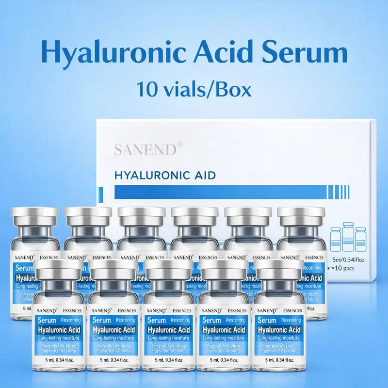 SANENDI Pink Glow Hydrating Facial Serum Set | 10 Vials
