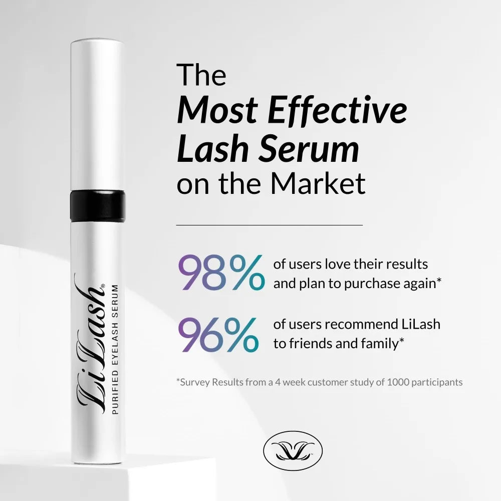 LiLash XL Purified Eyelash Serum | 2ml Upper Lash Care