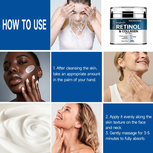 YOUNGCOME Retinol & Collagen Face Cream | Daily Moisture Care 70g
