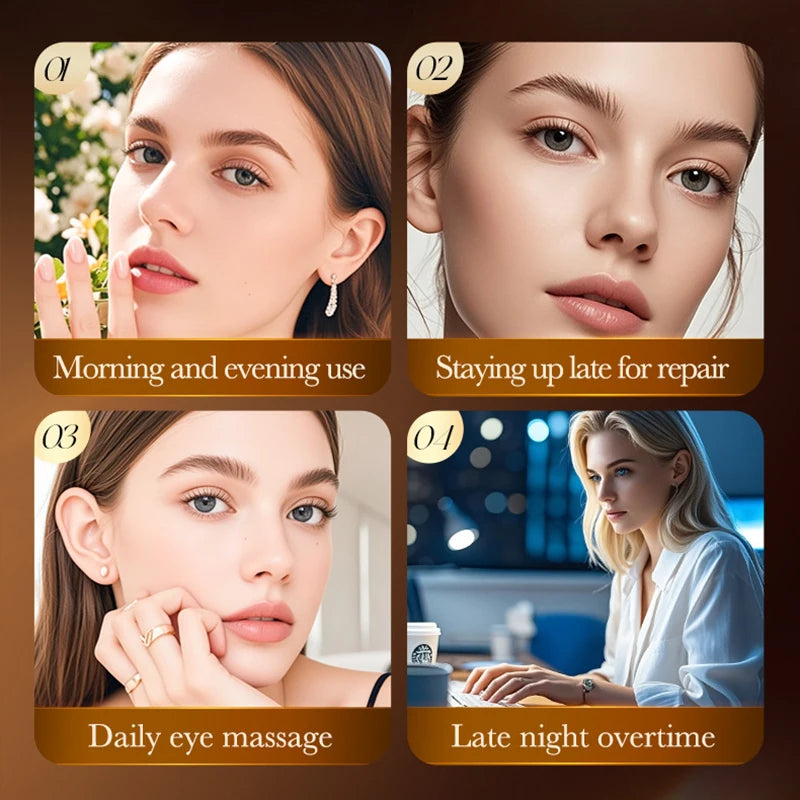 SADOER Peptide & Caffeine Massage Eye Cream | Cooling Under-Eye Care 25gEye Cream