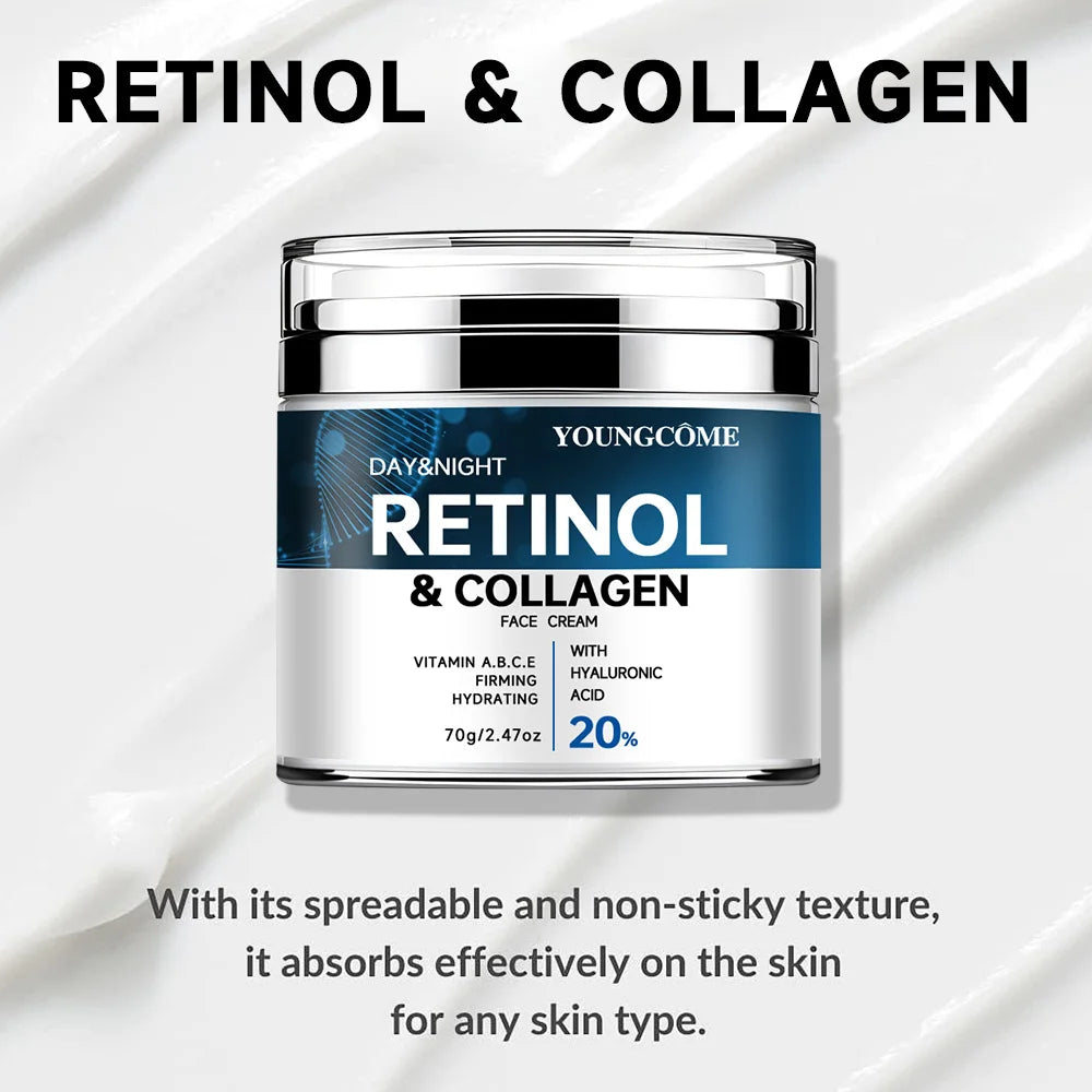 YOUNGCOME Retinol & Collagen Face Cream | Daily Moisture Care 70g