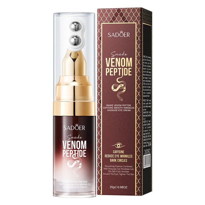 SADOER Peptide & Caffeine Massage Eye Cream | Cooling Under-Eye Care 25gEye Cream
