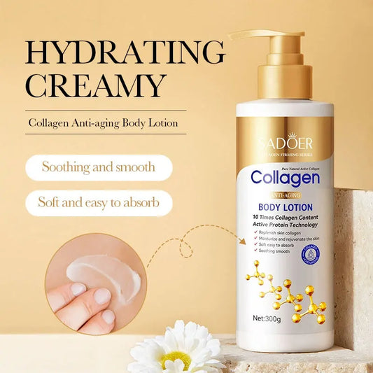 Collagen Body Lotion | Soft Daily Moisture Cream for Smooth-Feeling Skin