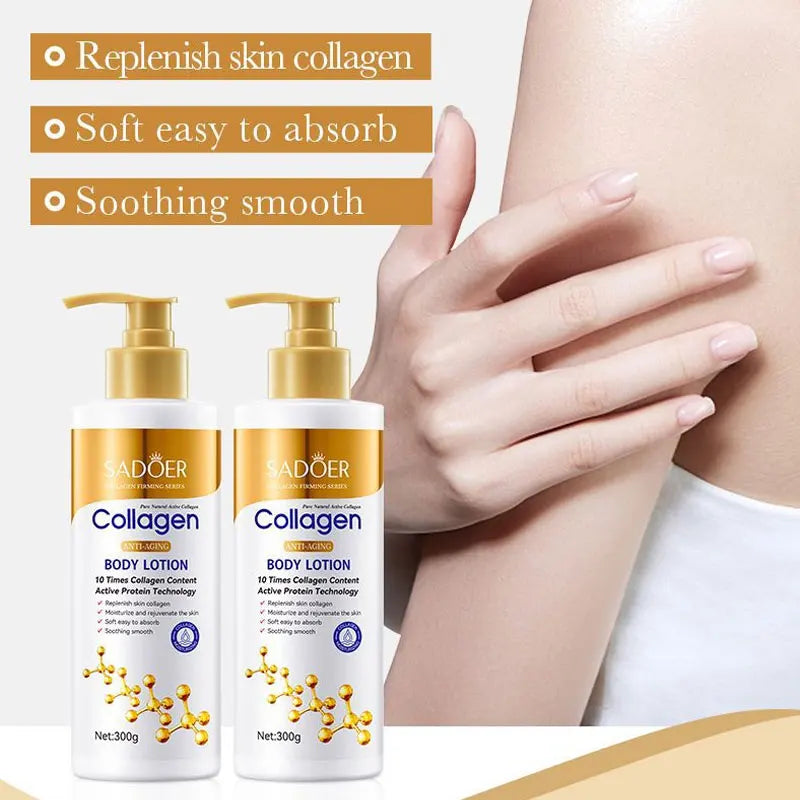 Collagen Body Lotion | Soft Daily Moisture Cream for Smooth-Feeling Skin