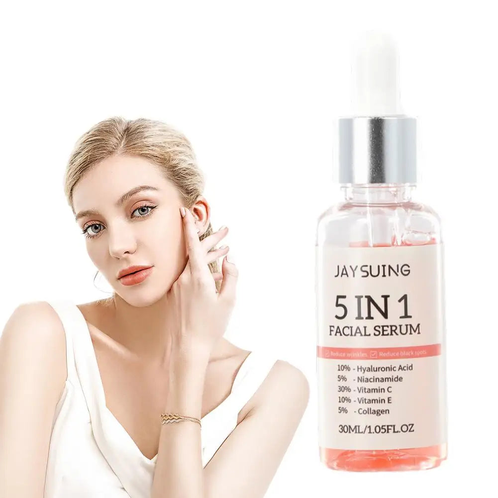 JAYSUING Daily Glow Facial Serum | 5 in 1 Hydrating Care 30ml